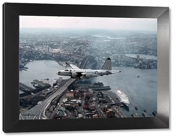 RaF Neptune over Sydney Harbour, March 1965