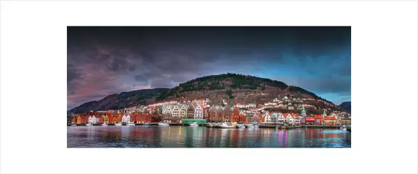 Bergen Harbour in Winter