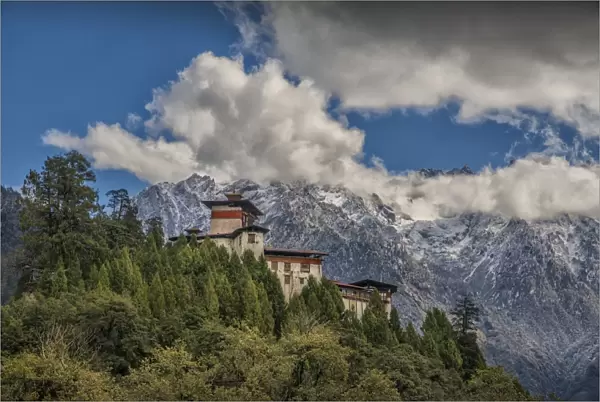 High up in the mountainous region of Jigme Dorji National park is Gasa Dzong, in Northern Bhutan