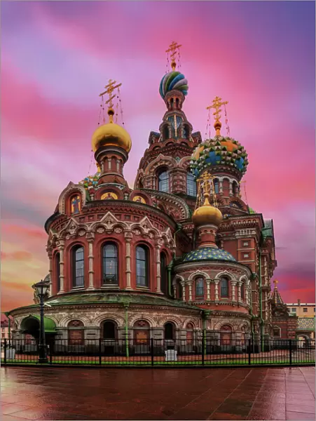 The Church of the Savior on Spilled Blood, St Petersburg, Russia