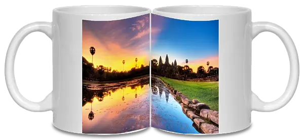 Colourful Cambodia Sunrise, Angkor Wat, HDR