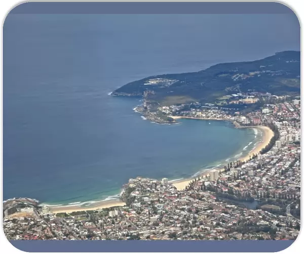 Manly Beach, aerial image