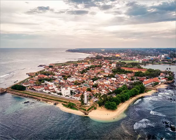 Drone photo of Galle city, Sri Lanka