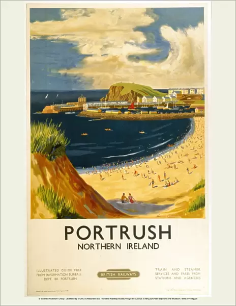 Portrush, BR (LMR) poster, 1952