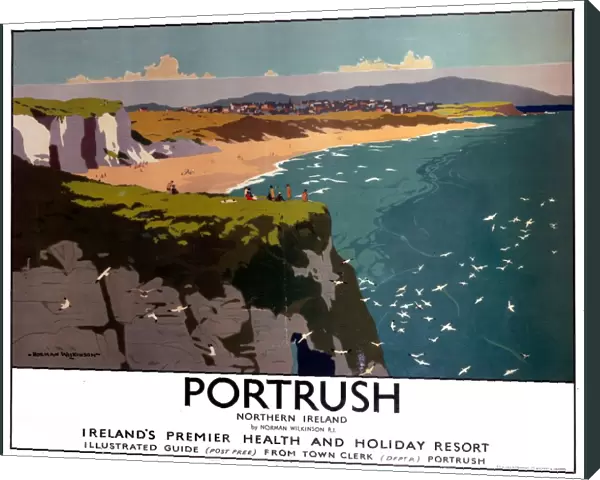 Portrush - Northern Ireland, LMS poster, 1923-1947