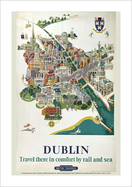 Dublin, BR poster, 1954