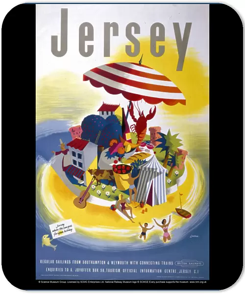 Jersey, BR poster, 1948-1965