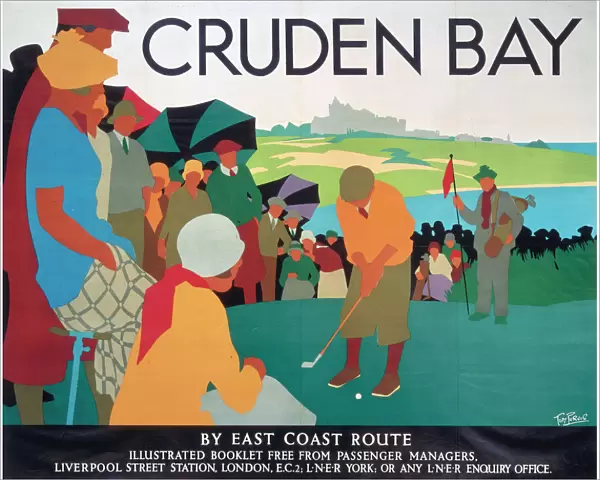 Cruden Bay, LNER poster, c 1930