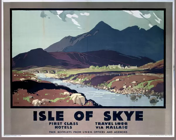 Isle of Skye, LNER poster, 1923-1947