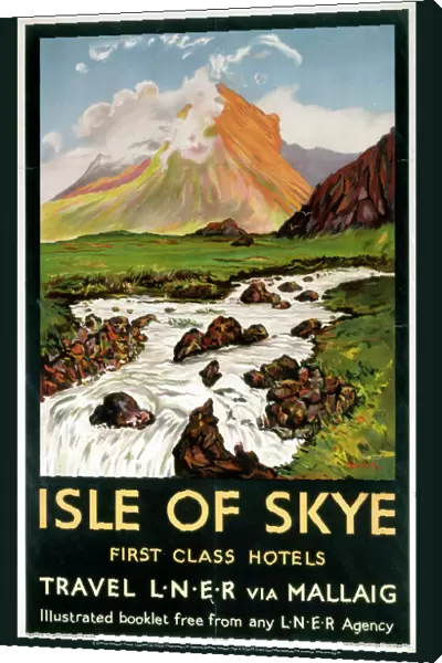 Isle of Skye - First Class Hotels, LNER poster, 1923-1947