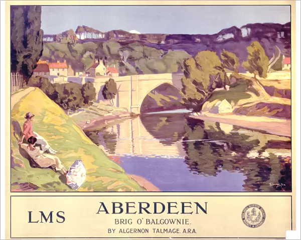 Aberdeen, LMS poster, 1924