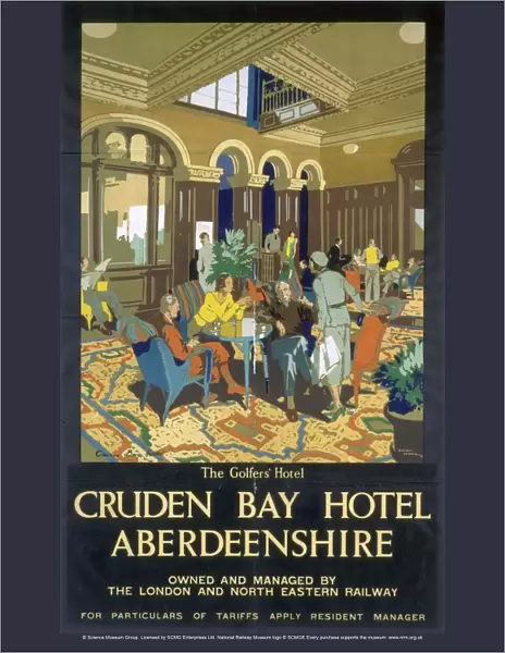 Cruden Bay Hotel, LNER poster, 1923-1947
