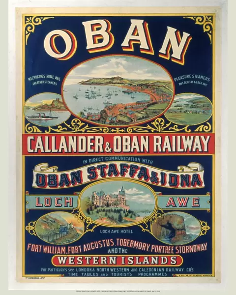 Oban - Callander & Oban Railway, LNER poster, 1923-1947