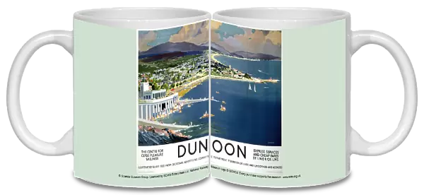 Dunoon, LNER  /  LMS poster, 1923-1947