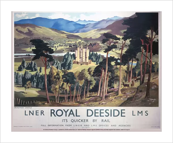 Royal Deeside, LNER  /  LMS poster, 1937