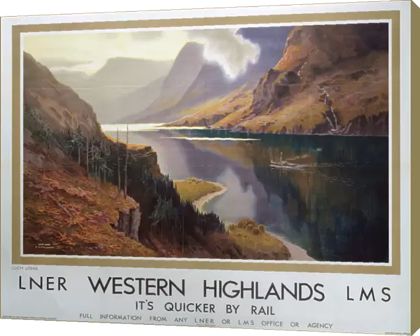 Western Highlands, LNER  /  LMS poster, c 1935