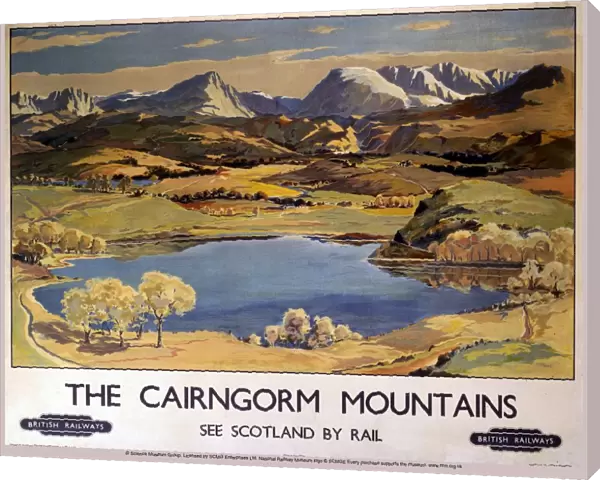 The Cairngorm Mountains, BR (ScR) poster, 1948-1965