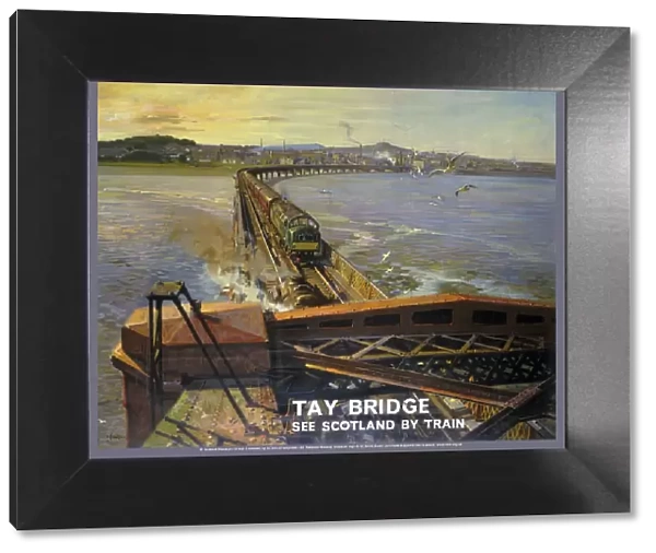 The Tay Bridge, BR poster, 1957