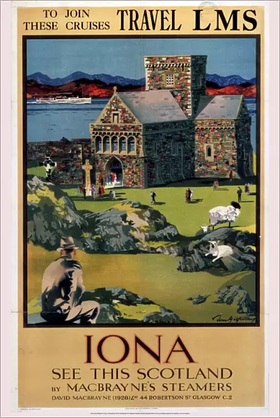 Iona, LMS poster, 1923-1947