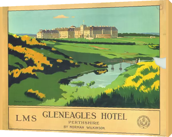 Gleneagles Hotel, LMS poster, 1924-1947