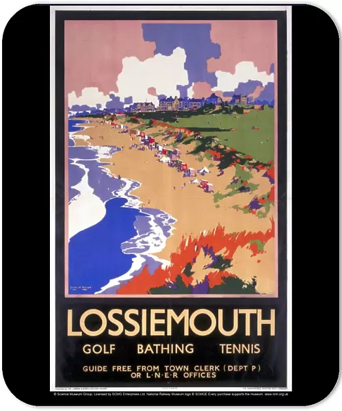Lossiemouth, LNER poster, c 1920s