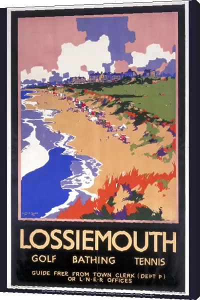 Lossiemouth, LNER poster, c 1920s