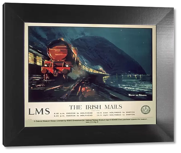 The Irish Mails, LMS poster, 1923-1947