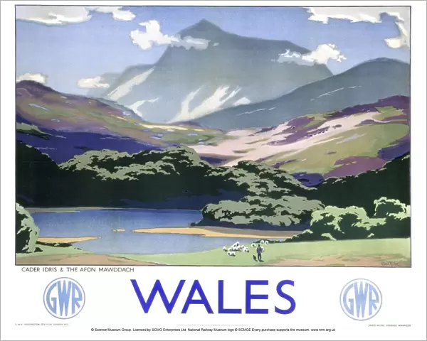 Wales, GWR poster, 1937