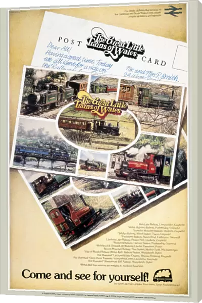 Great Little Trains of Wales poster. The G
