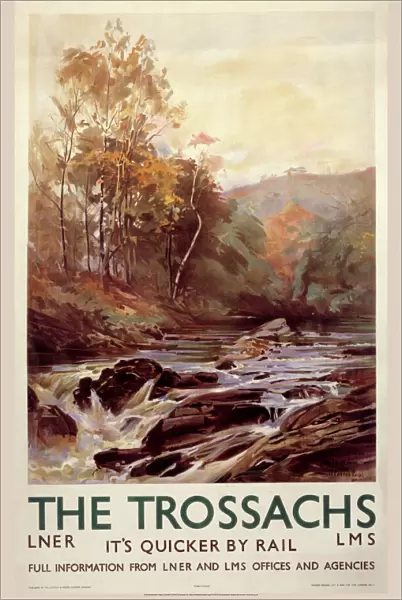 The Trossachs, LNER  /  LMS poster, 1923-1947