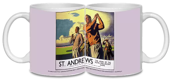 St Andrews, LNER poster, 1933