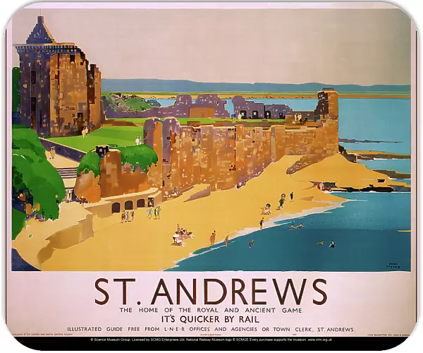St Andrews, LNER poster, 1941
