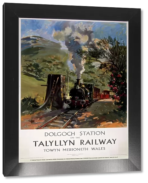 Dolgoch Station, Talyllyn Railway poster, c 1960s