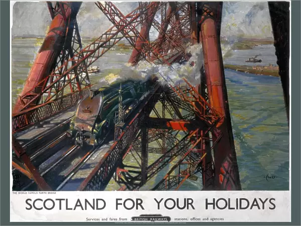 Scotland For Your Holidays, BR poster, 1952