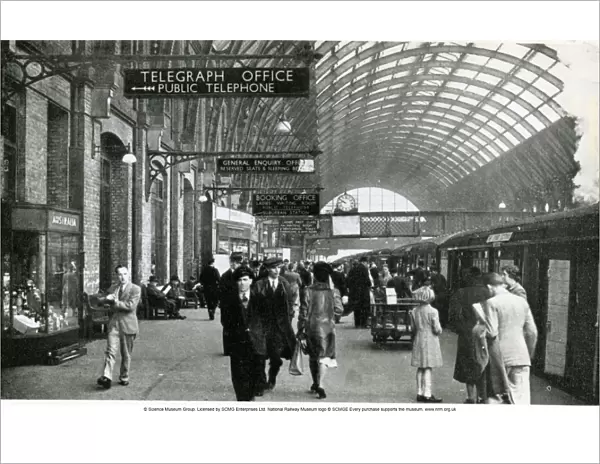 Kings Cross station, London, British Railways, c1949-1950