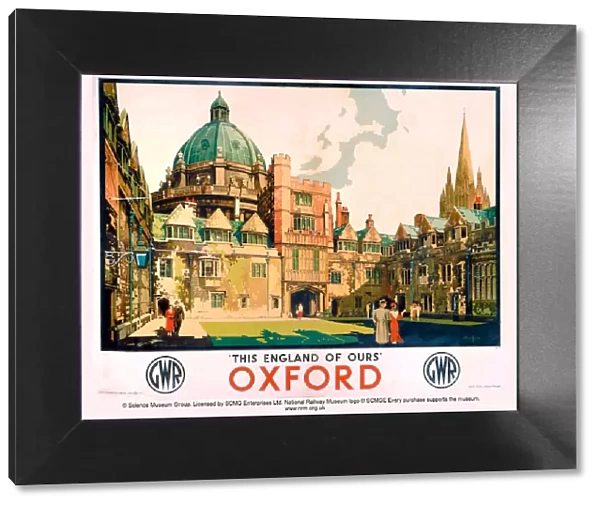 Oxford, GWR poster, 1923-1947