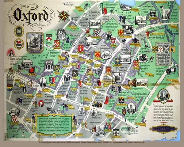 Oxford, BR (WR) poster, 1949
