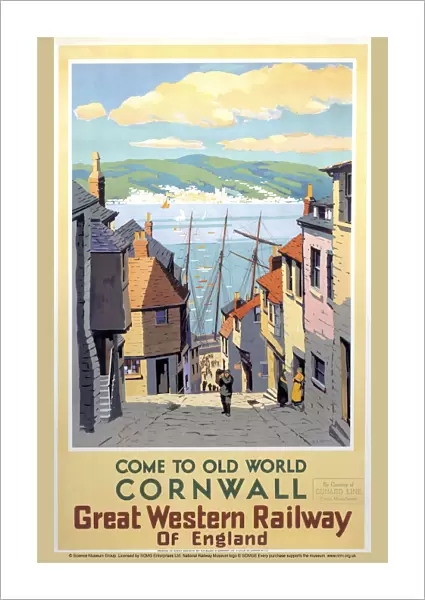 Come to Old World Cornwall, GWR poster, 1931