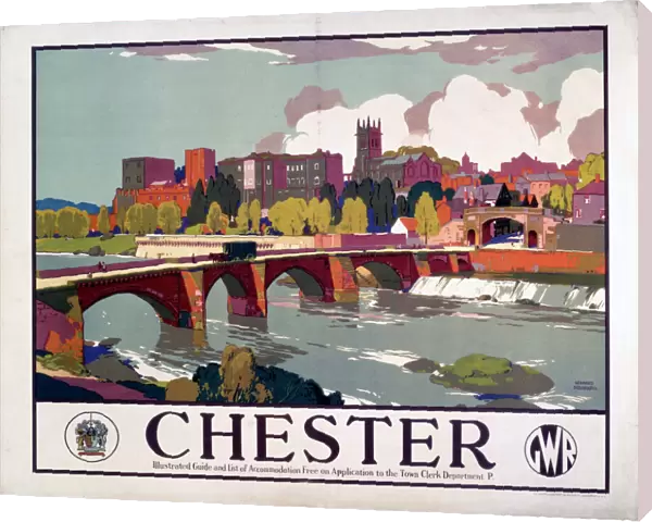 Chester, GWR poster, c 1930s