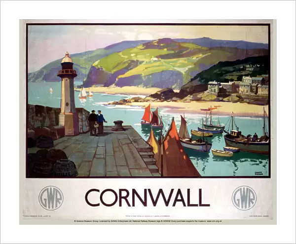 Cornwall, GWR poster, 1937