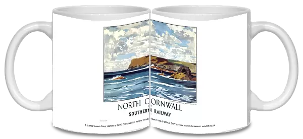 North Cornwall by Southern Railway, SR poster, 1947