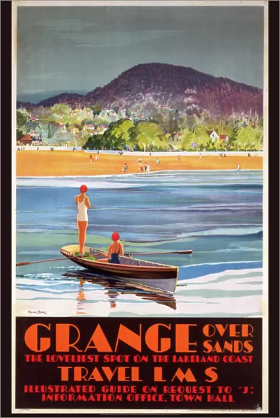 Grange over Sands, LMS poster, 1923-1947
