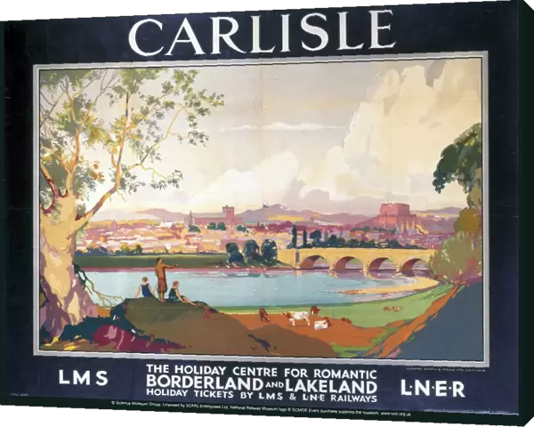Carlisle, LMS  /  LNER poster, 1923-1947