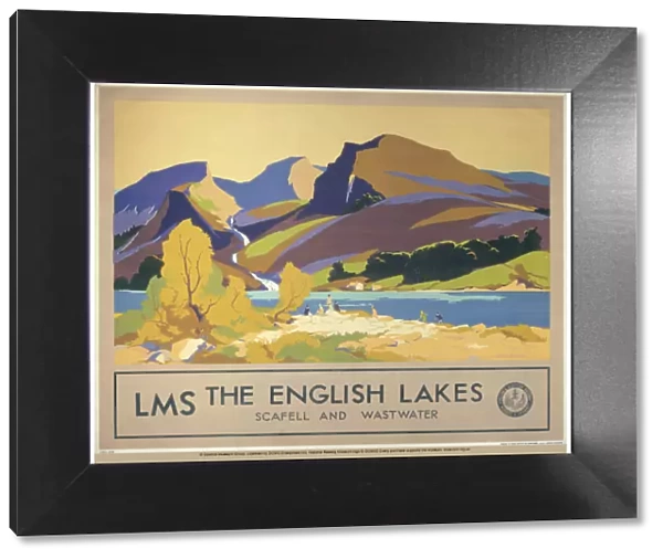 The English Lakes, LMS poster, c 1930s