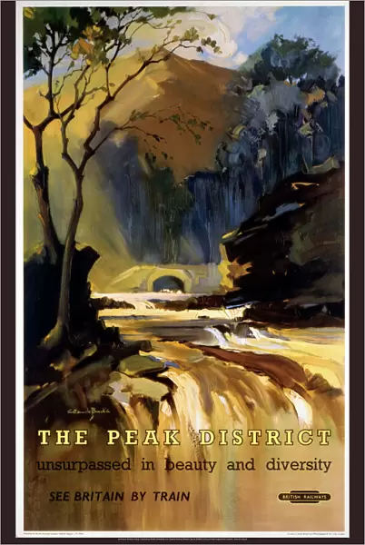 The Peak District, BR (LMR) poster, 1948-1965