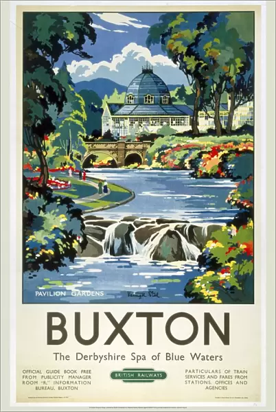 Buxton, BR (LMR) poster, 1950