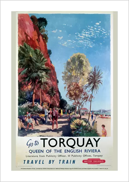 Go to Torquay, BR (WR) poster, 1958