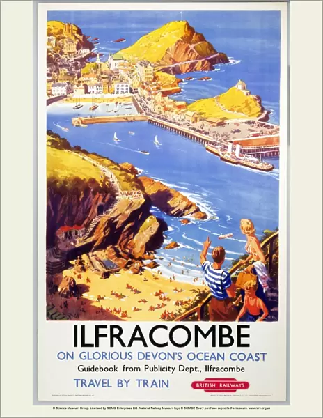 Ilfracombe, BR poster, 1950s