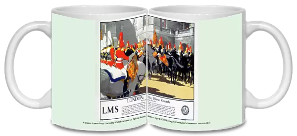 London - The Horse Guards, LMS poster, 1923-1947