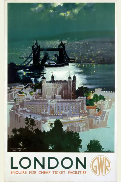 London, GWR poster, 1938